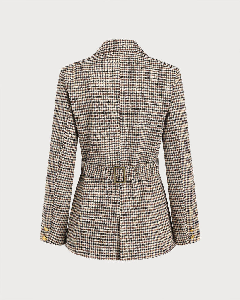 Women's Woven Polyester Blazers Outerwear - RIHOAS