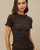 Women's Woven Polyester Blouse Tops - RIHOAS