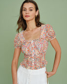 Women's Woven Polyester Blouses Multi Tops - RIHOAS