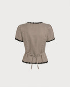 Women's Woven Polyester Blouses Tops - RIHOAS