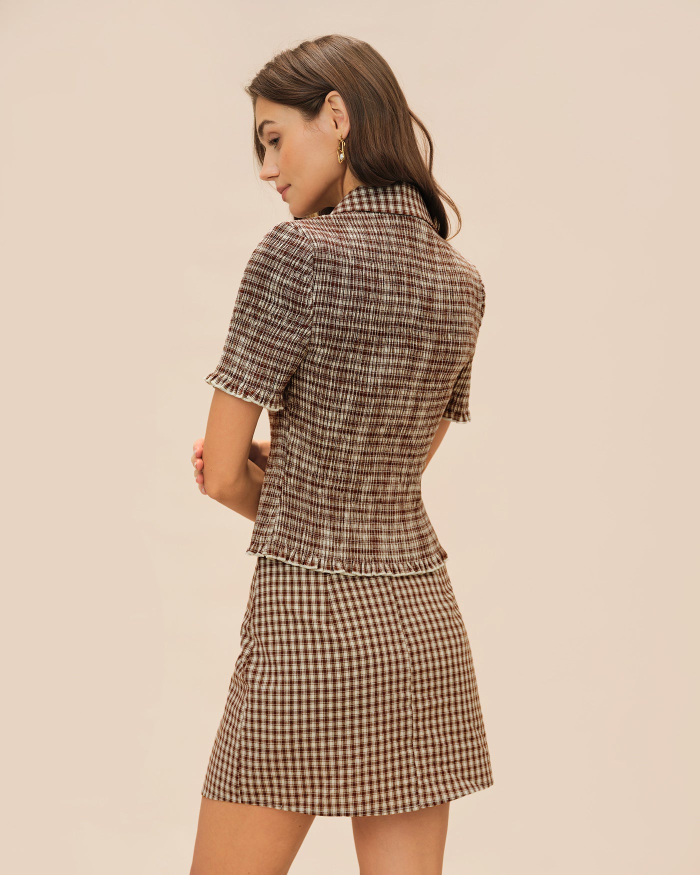 Women's Woven Polyester Blouses Tops - RIHOAS