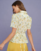 Women's Woven Polyester Blouses Tops - RIHOAS