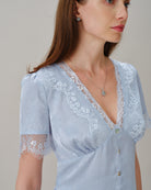 Women's Woven Polyester Blouses Tops - RIHOAS