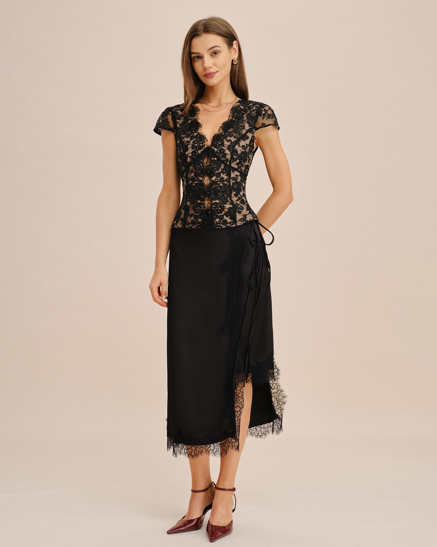 Women's Woven Polyester Blouses Tops - RIHOAS