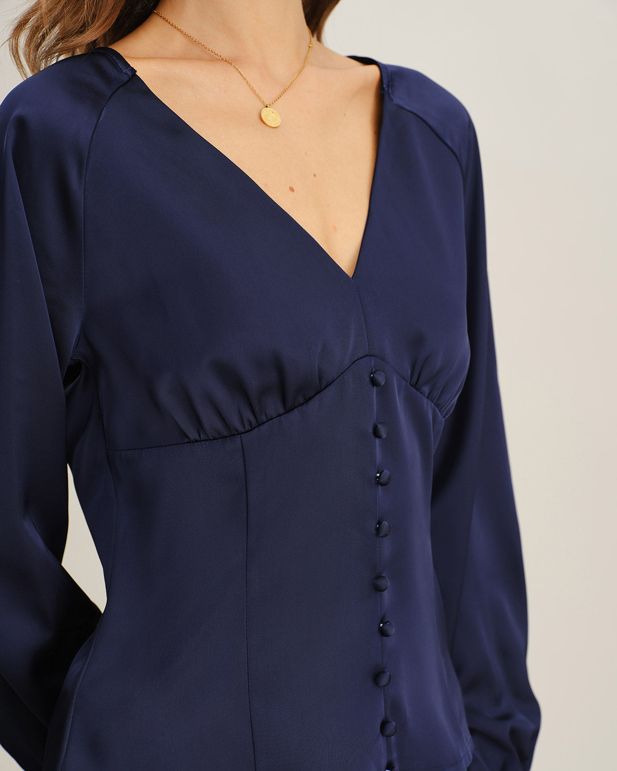 Women's Woven Polyester Blouses Tops - RIHOAS