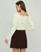 Women's Woven Polyester Blouses Tops - RIHOAS