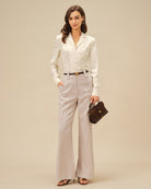 Women's Woven Polyester Blouses Tops - RIHOAS
