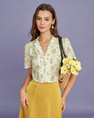 Women's Woven Polyester Blouses Tops - RIHOAS