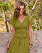 Women's Woven Polyester Blouses Tops - RIHOAS