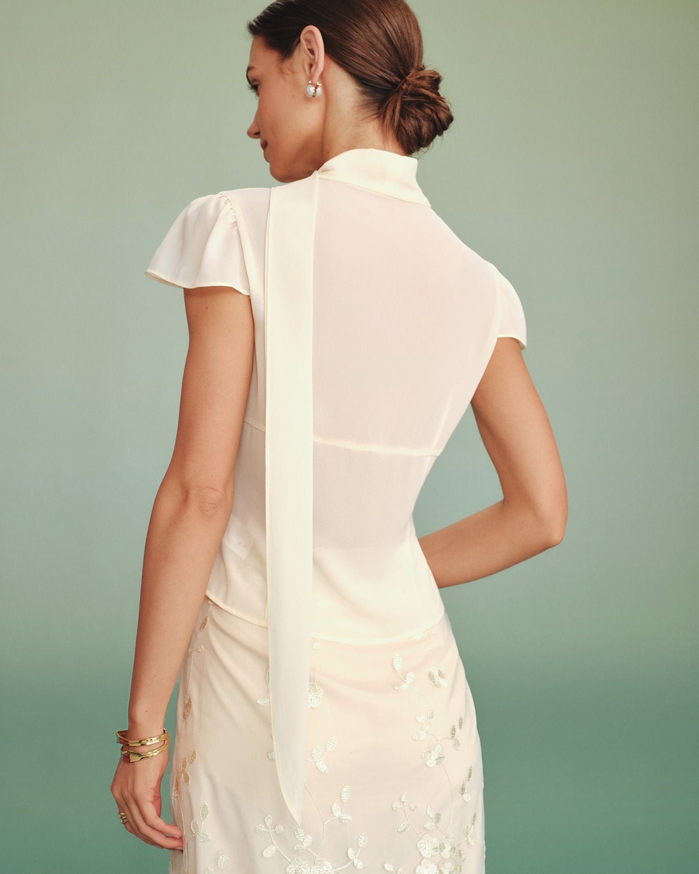 Women's Woven Polyester Blouses Tops - RIHOAS