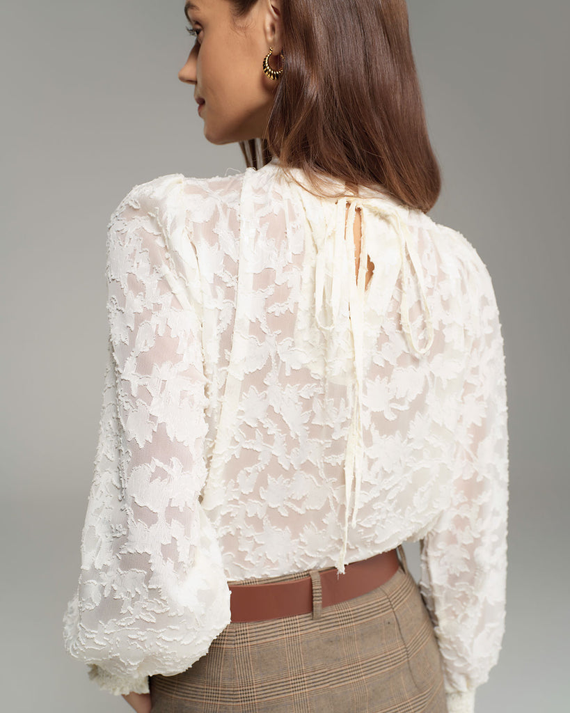 Women's Woven Polyester Blouses Tops - RIHOAS