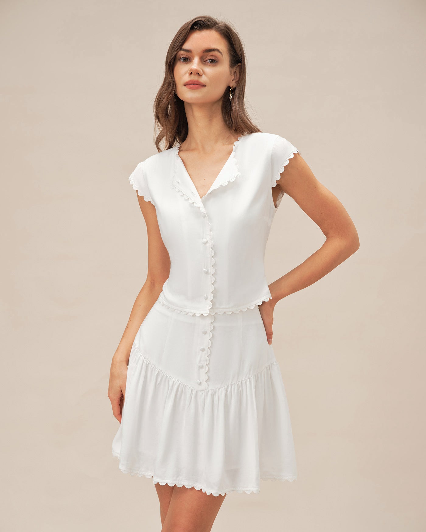 Women's Woven Polyester Blouses Tops - RIHOAS