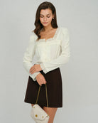 Women's Woven Polyester Blouses Tops - RIHOAS