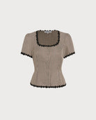 Women's Woven Polyester Blouses Tops - RIHOAS