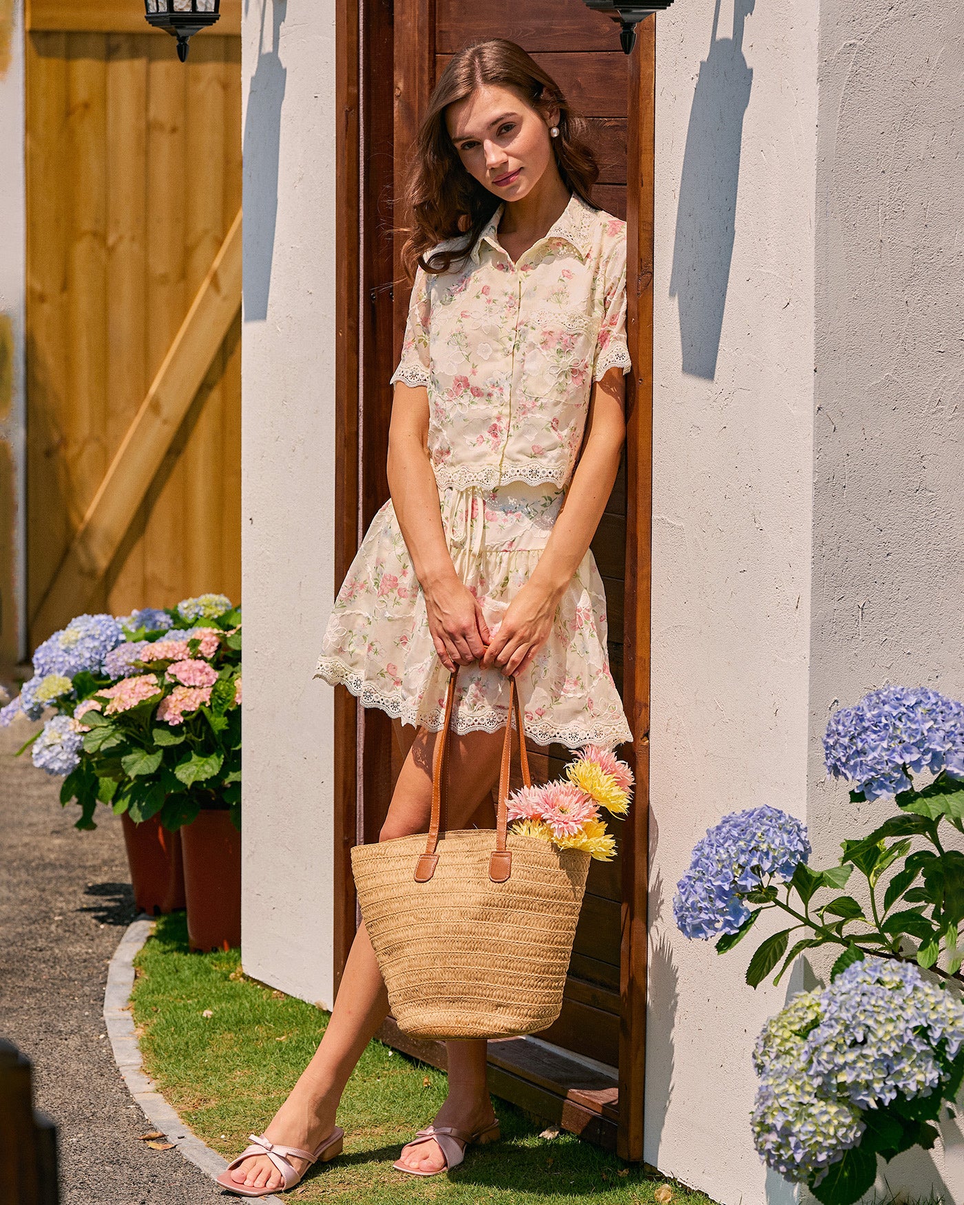 Women's Woven Polyester Blouses Tops - RIHOAS