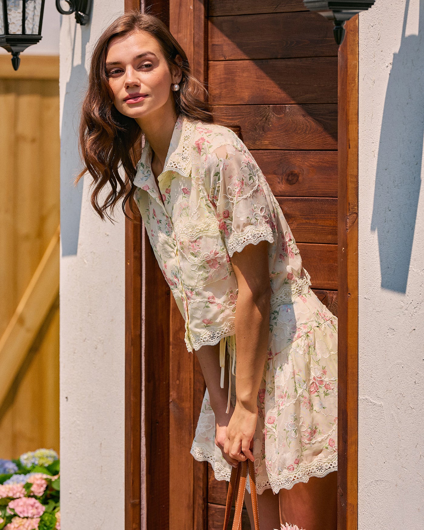 Women's Woven Polyester Blouses Tops - RIHOAS