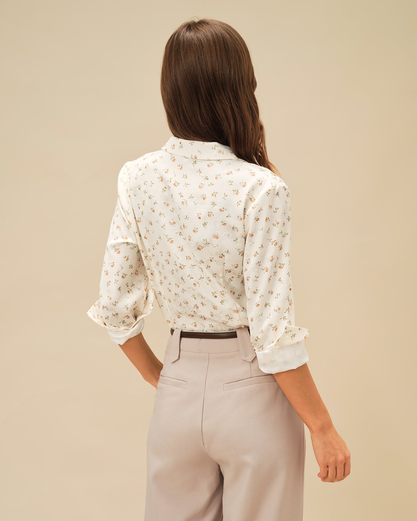 Women's Woven Polyester Blouses Tops - RIHOAS