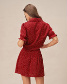 Women's Woven Polyester Blouses Tops - RIHOAS