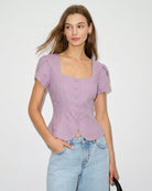 Women's Woven Polyester Blouses Tops - RIHOAS