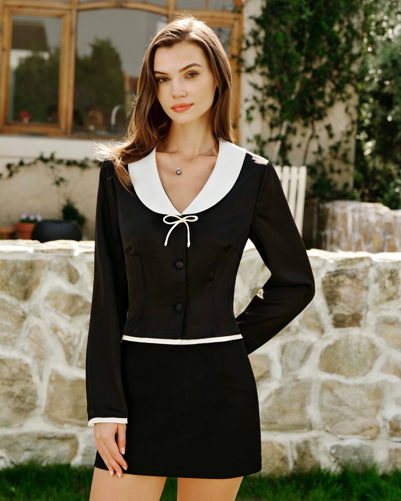 Women's Woven Polyester Blouses Tops - RIHOAS