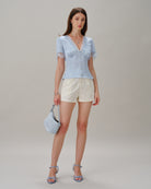 Women's Woven Polyester Blouses Tops - RIHOAS