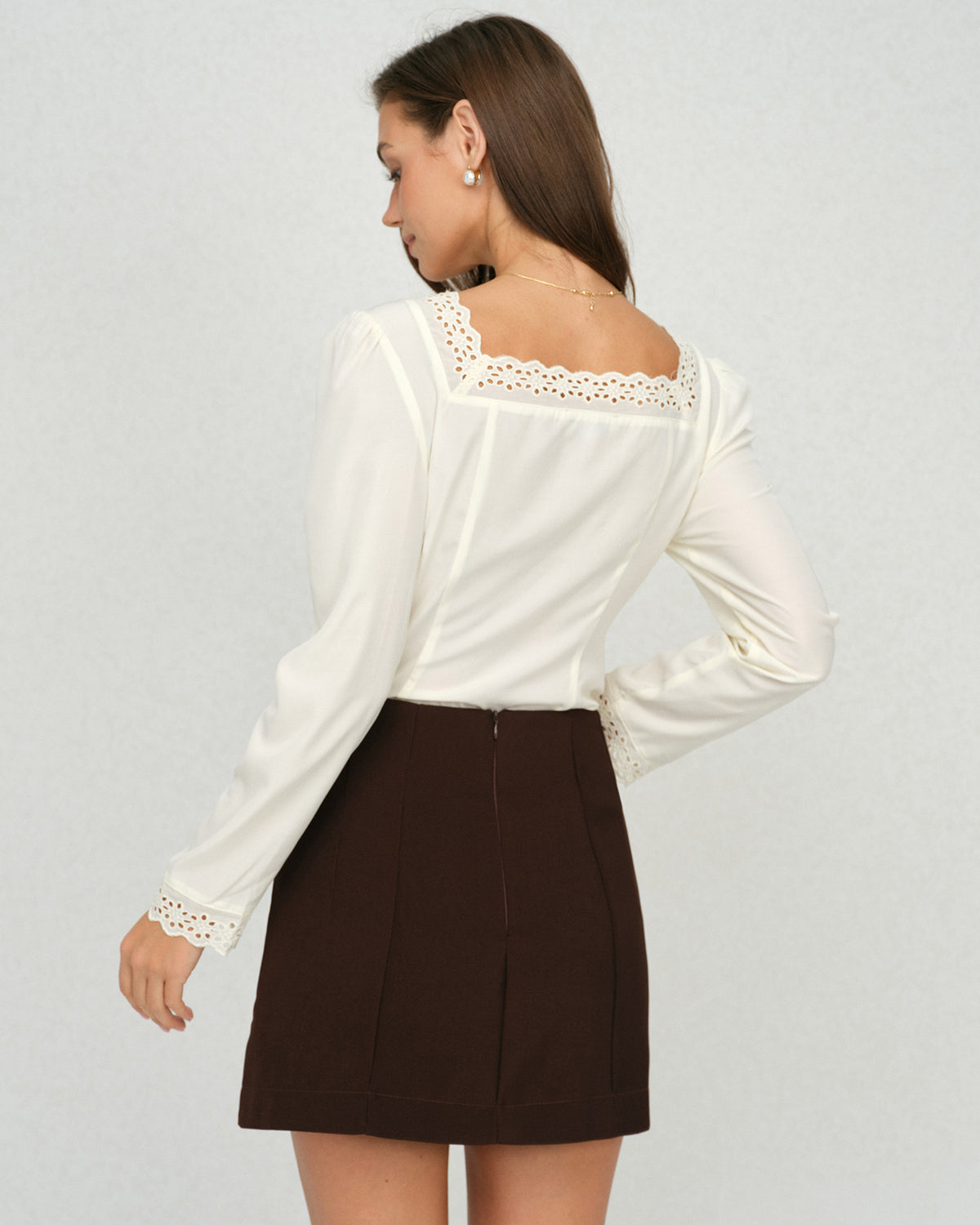 Women's Woven Polyester Blouses Tops - RIHOAS