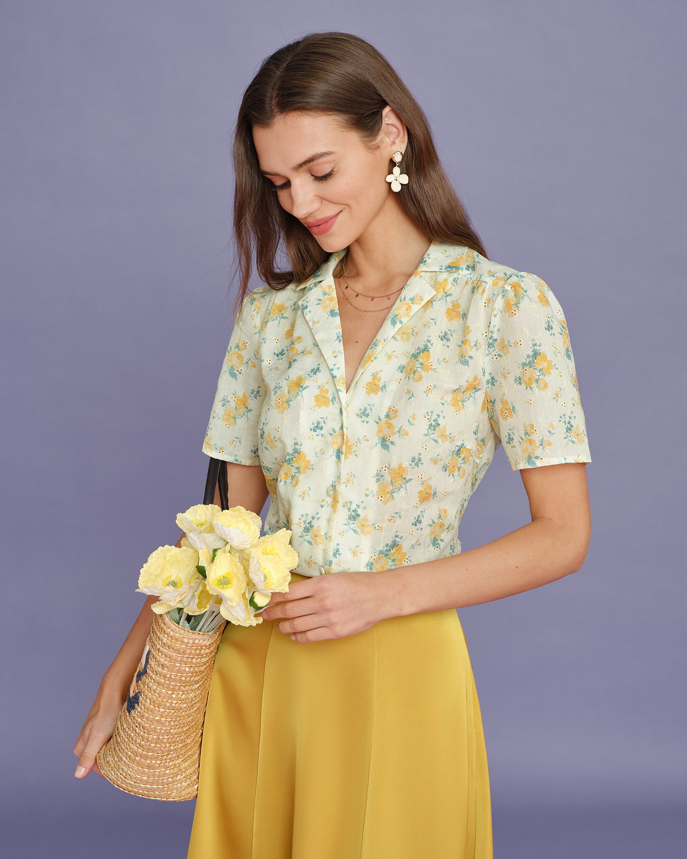 Yellow Tops For Women | RIHOAS