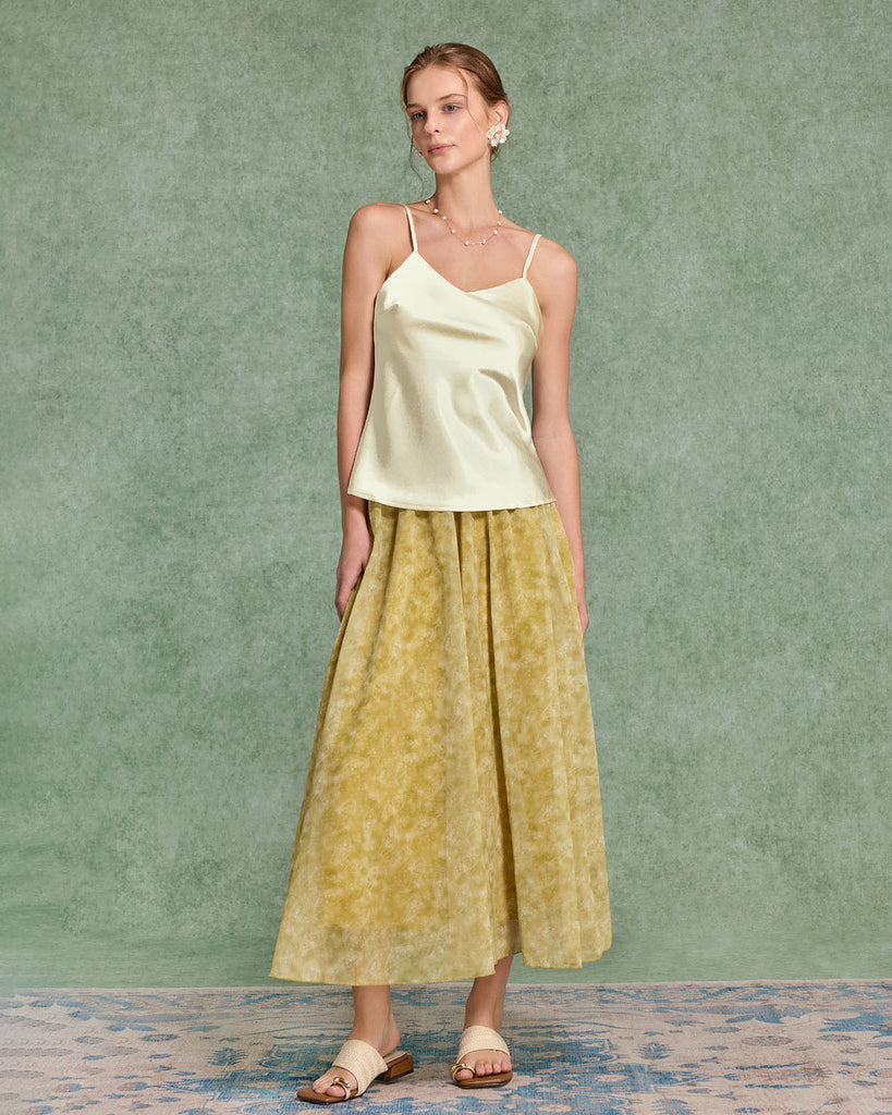 Women's Woven Polyester Camis Tops - RIHOAS