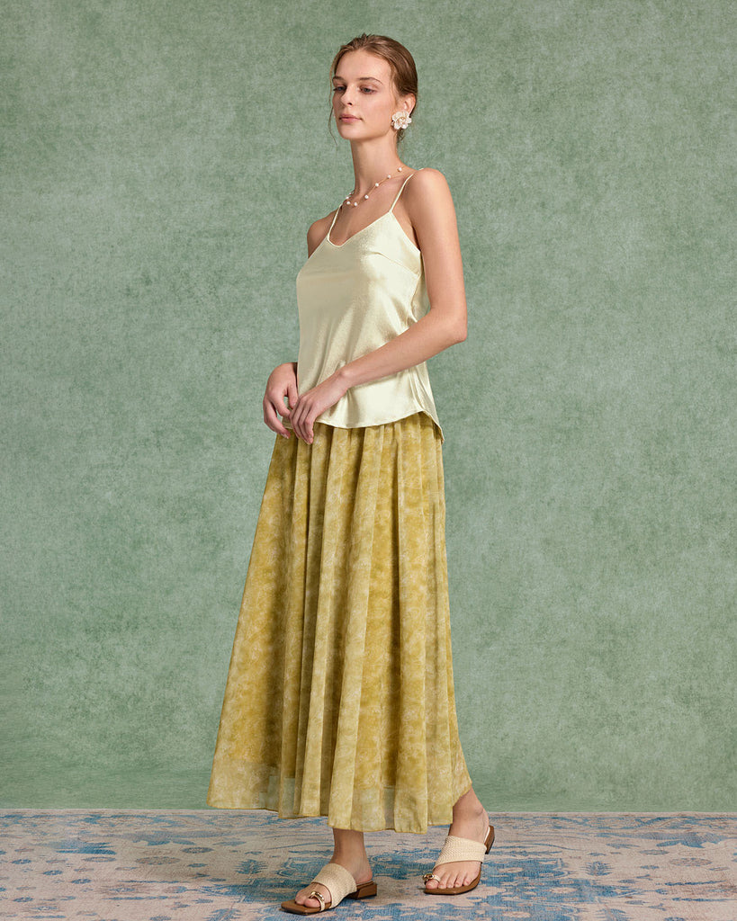 Women's Woven Polyester Camis Tops - RIHOAS