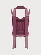 Women's Woven Polyester Camis Tops - RIHOAS