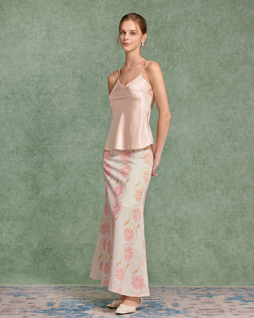 Women's Woven Polyester Camis Tops - RIHOAS