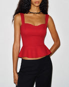 Women's Woven Polyester Camisole Tank Top Tops - RIHOAS