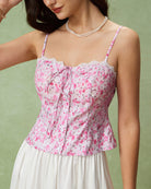 Women's Woven Polyester Camisole Tops - RIHOAS