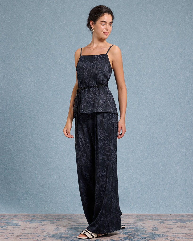 Women's Woven Polyester Camisole Tops - RIHOAS
