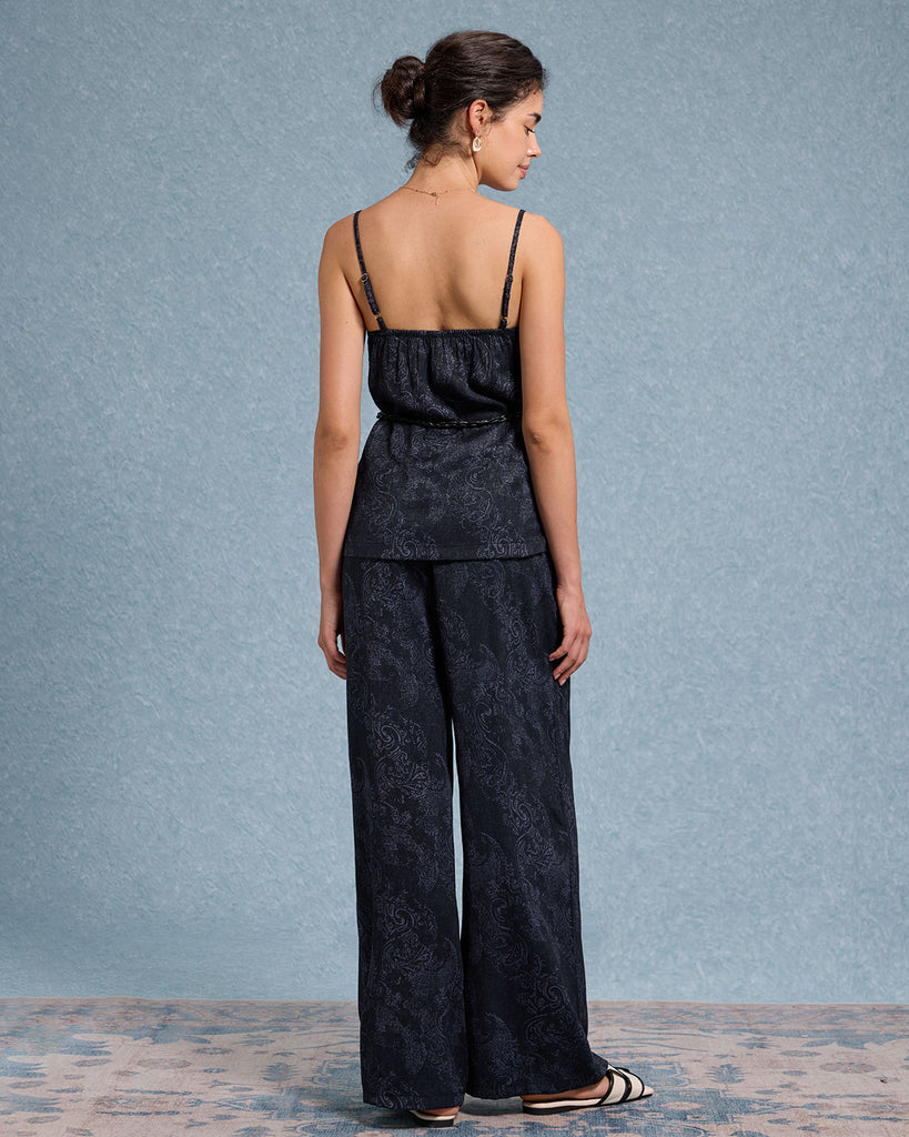 Women's Woven Polyester Camisole Tops - RIHOAS