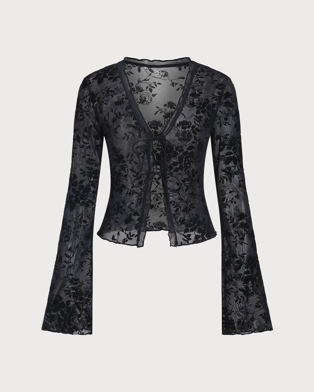 Women's Woven Polyester Cardigans Tops - RIHOAS