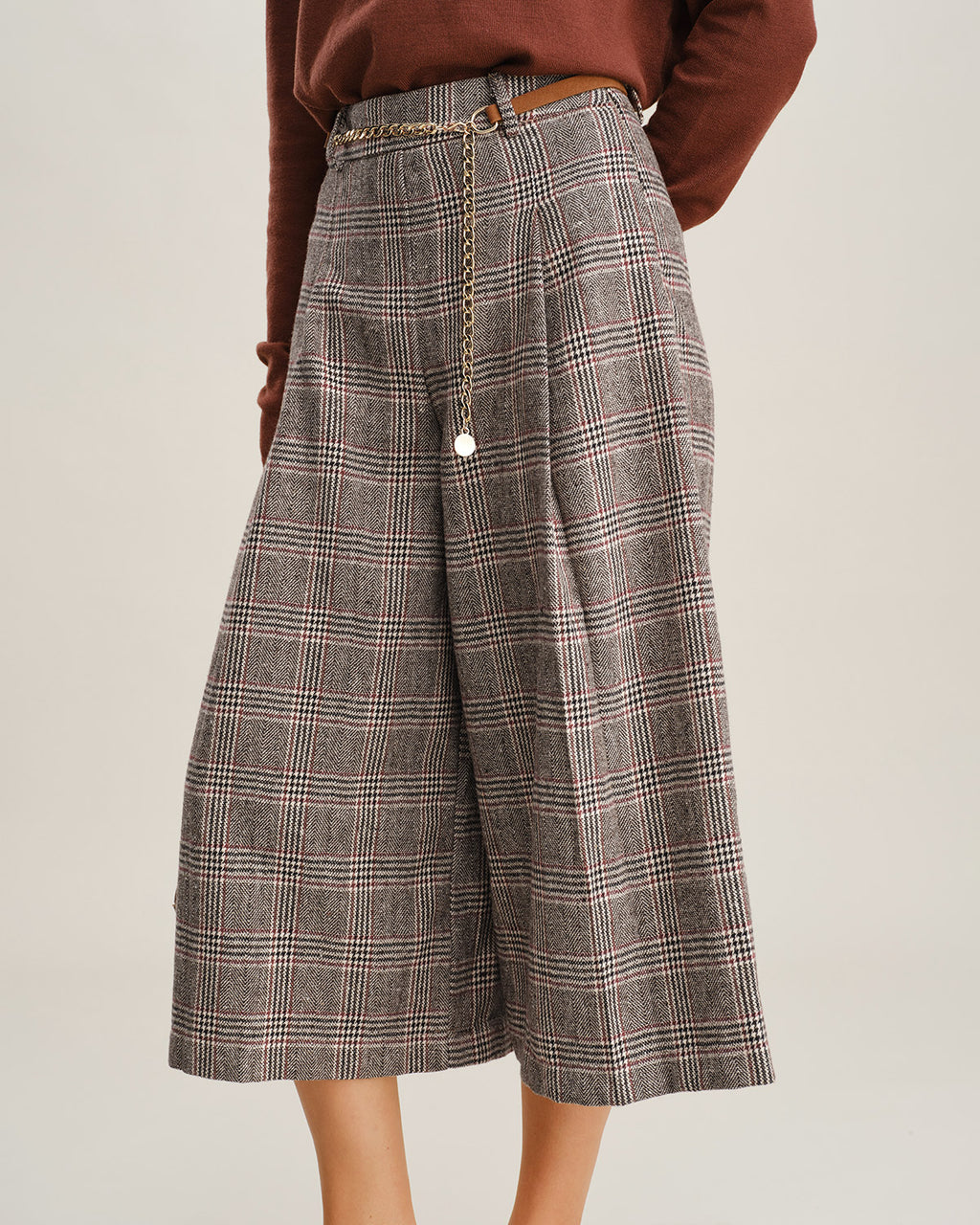 Women's Woven Polyester Casual Pants Bottoms - RIHOAS