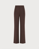 Women's Woven Polyester Casual Pants Bottoms - RIHOAS