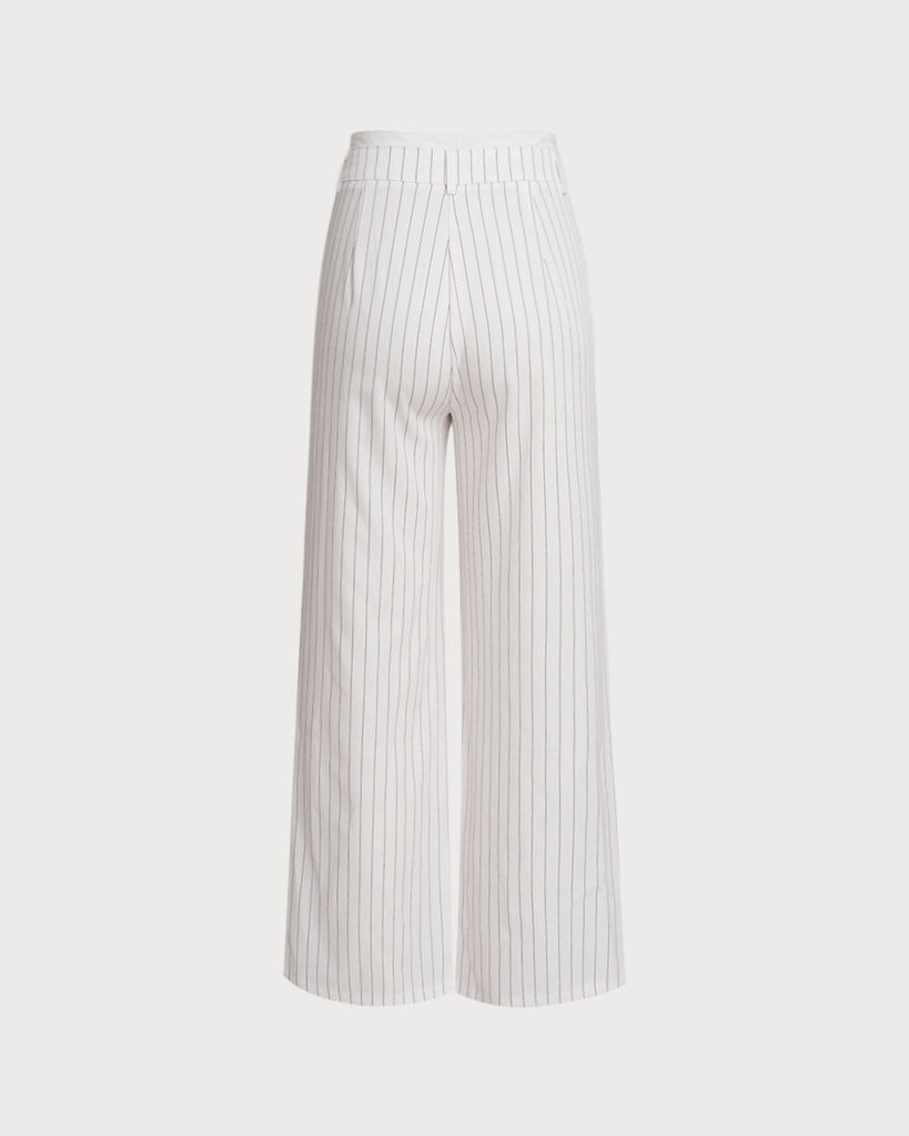 Women's Woven Polyester Casual Pants Bottoms - RIHOAS
