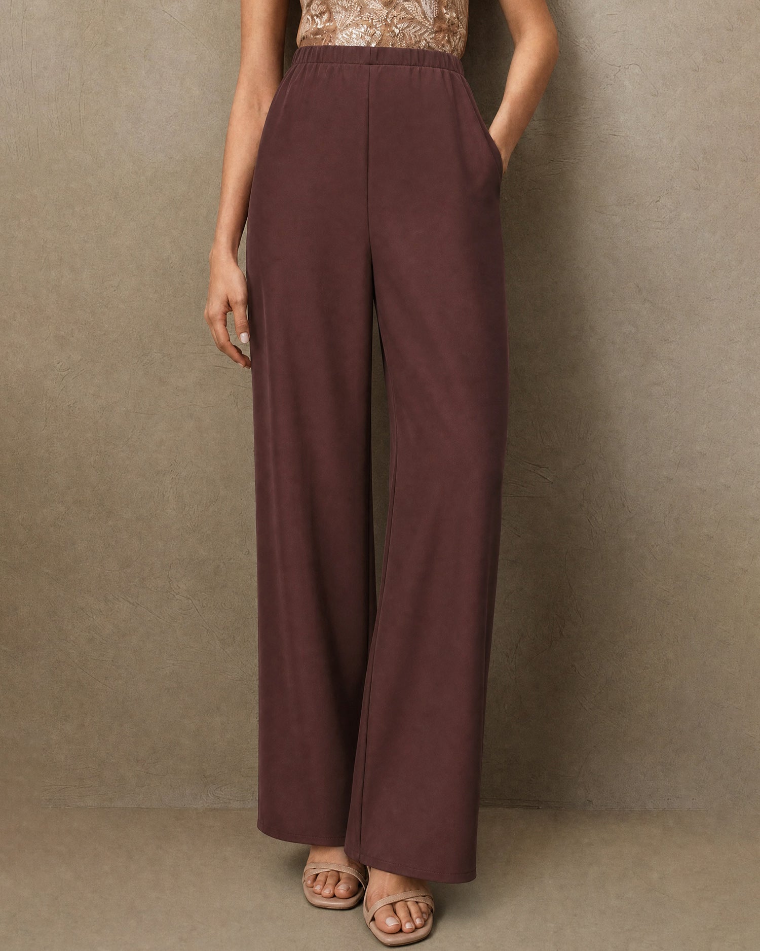 Women's Woven Polyester Casual Pants - RIHOAS