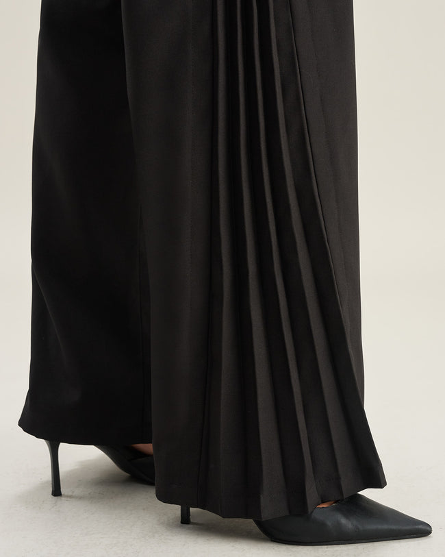 Women's Woven Polyester Casual Pants Bottoms - RIHOAS