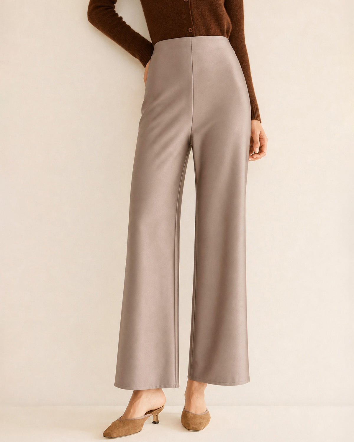 Women's Woven Polyester Casual Pants - RIHOAS