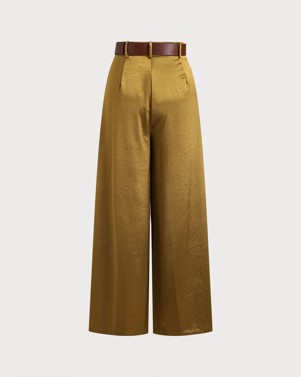 Women's Woven Polyester Casual Pants Bottoms - RIHOAS