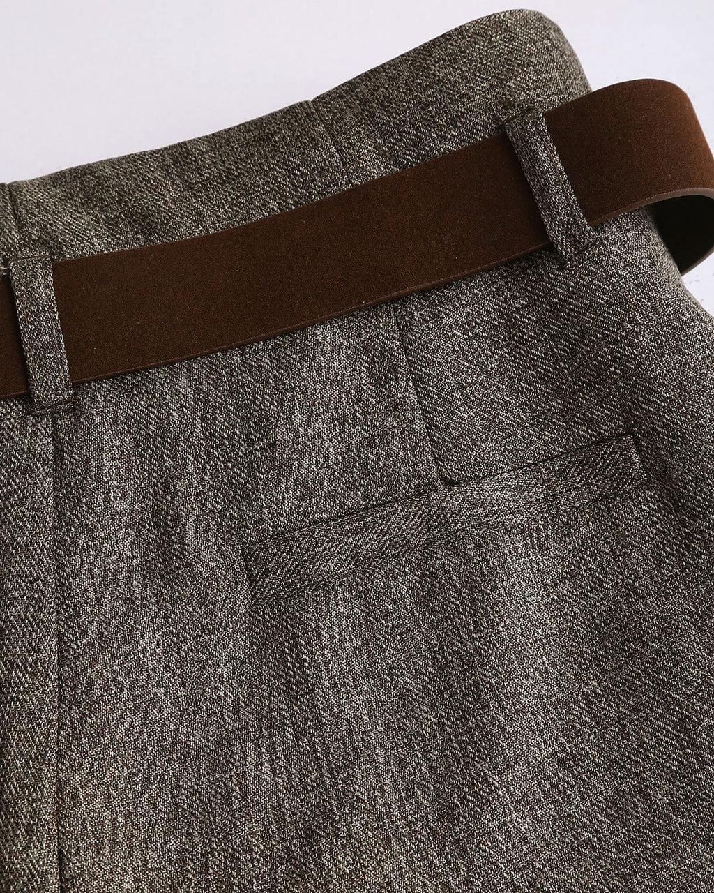 Women's Woven Polyester Casual Pants Bottoms - RIHOAS