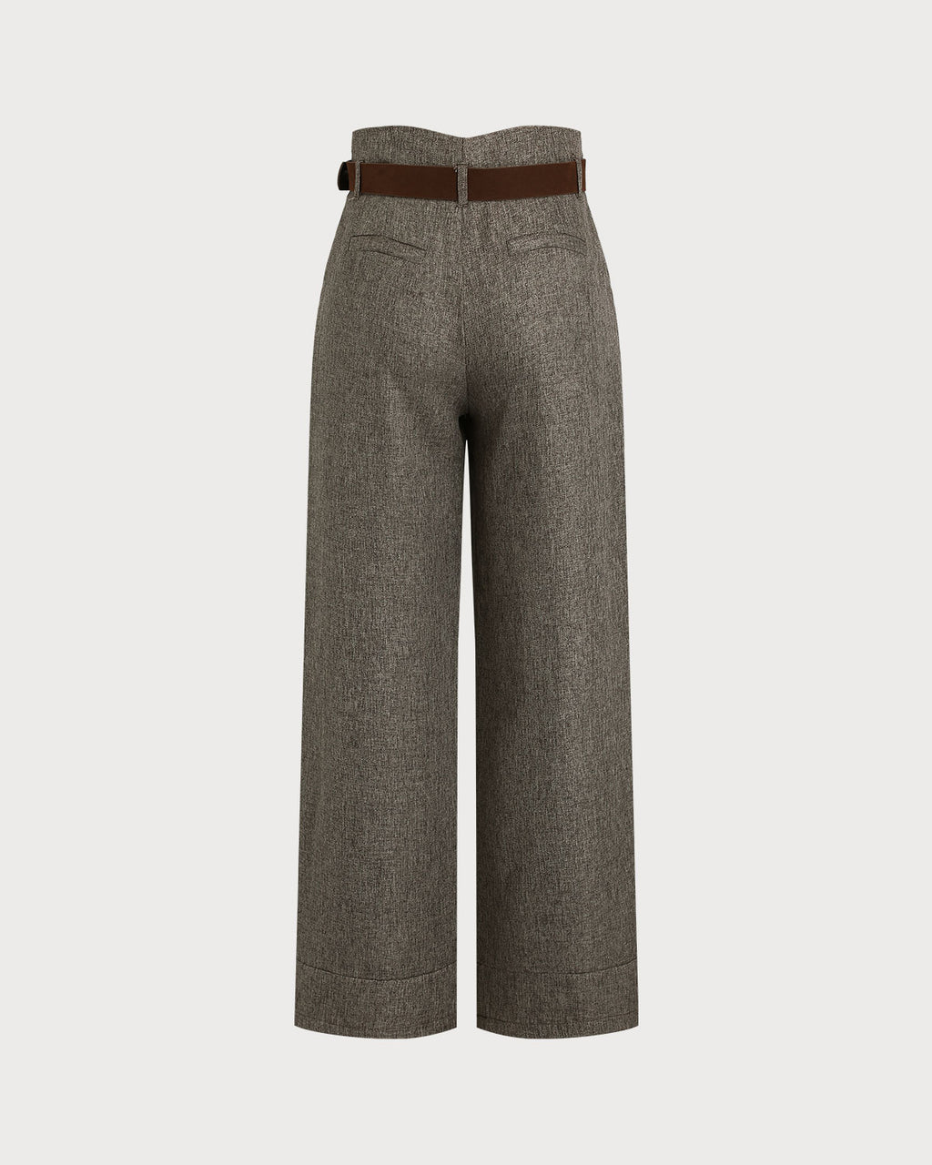 Women's Woven Polyester Casual Pants Bottoms - RIHOAS