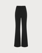Women's Woven Polyester Casual Pants Bottoms - RIHOAS