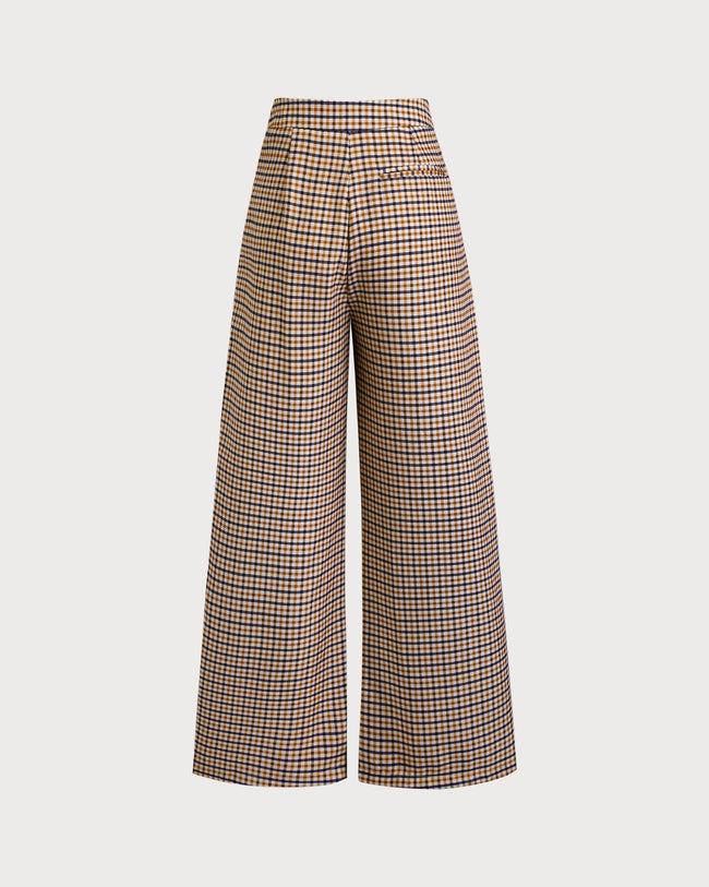 Women's Woven Polyester Casual Pants Bottoms - RIHOAS