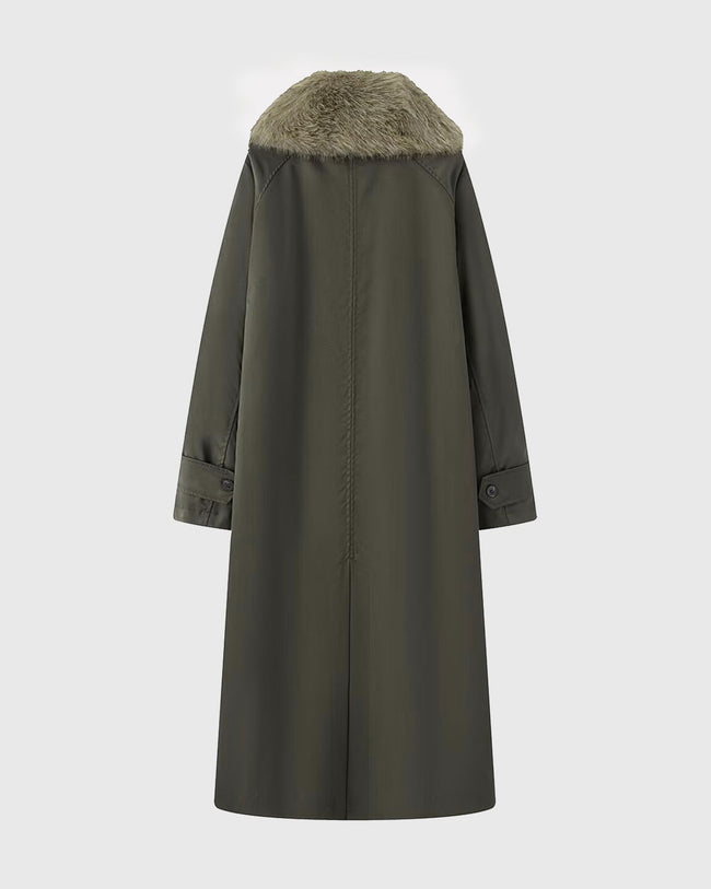 Women's Woven Polyester Coat Outerwear - RIHOAS