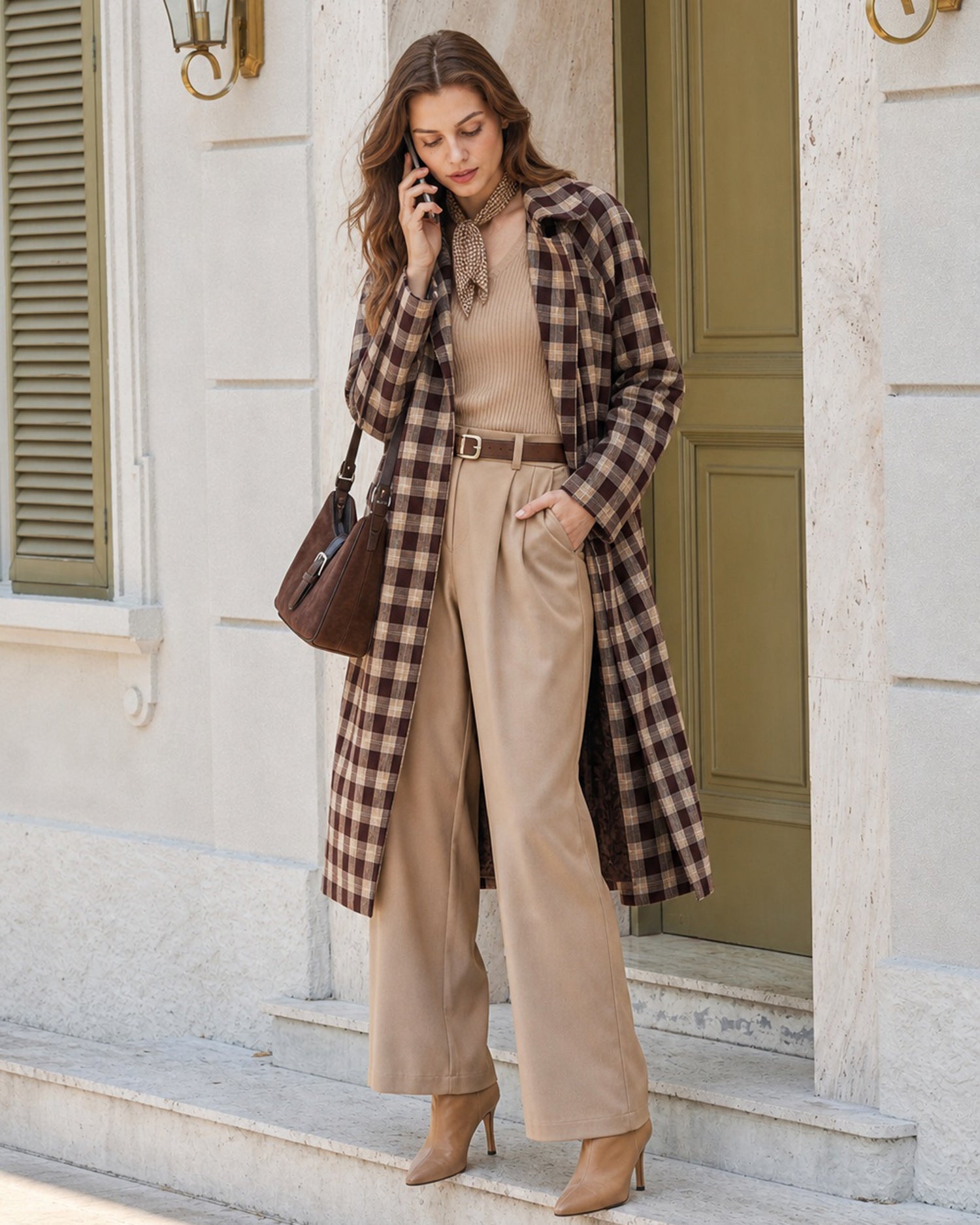 Women's Woven Polyester Coat - RIHOAS