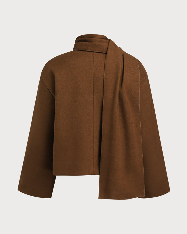 Women's Woven Polyester Coat Outerwear - RIHOAS